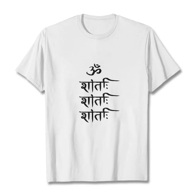 T-shirt con motivo sanscrito Buddha Stones OM MANTRA - Image 8