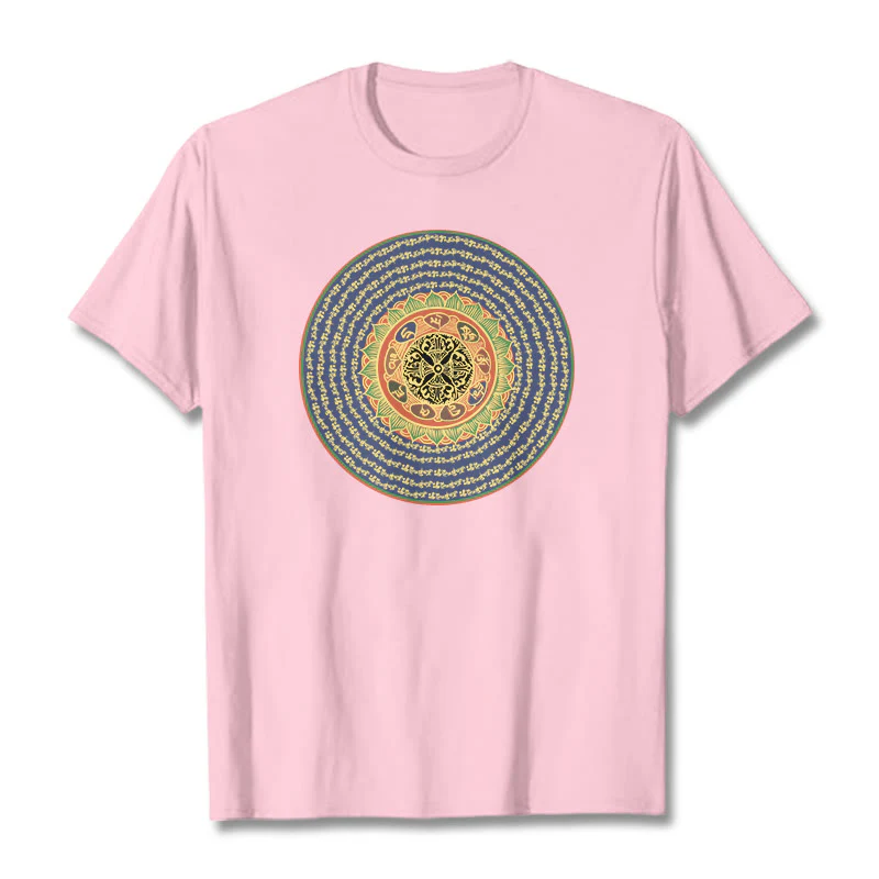 T-shirt in sanscrito con Buddha Stones 108 Om Mani Padme Hum Mantra - Image 20