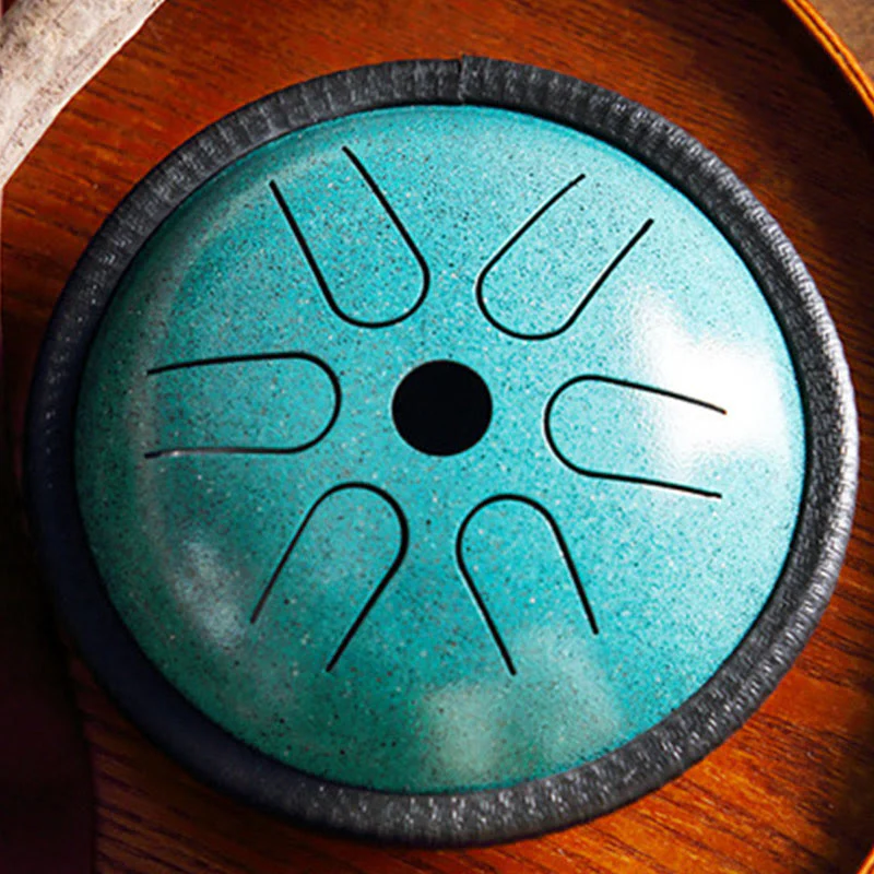 Tamburo in acciaio Buddha Stones, suono curativo, meditazione, yoga, kit di batteria, 6 note, 5,5 pollici - Image 13