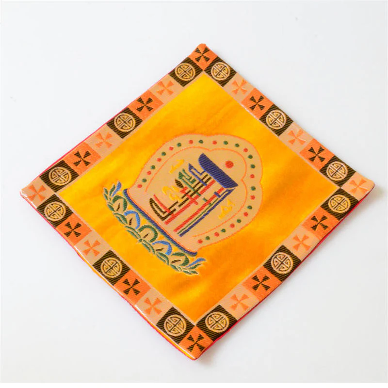 Tappetino da preghiera per altare Man-Bcu Kalachakra Meditazione curativa Tappetino Jacquard - Image 11