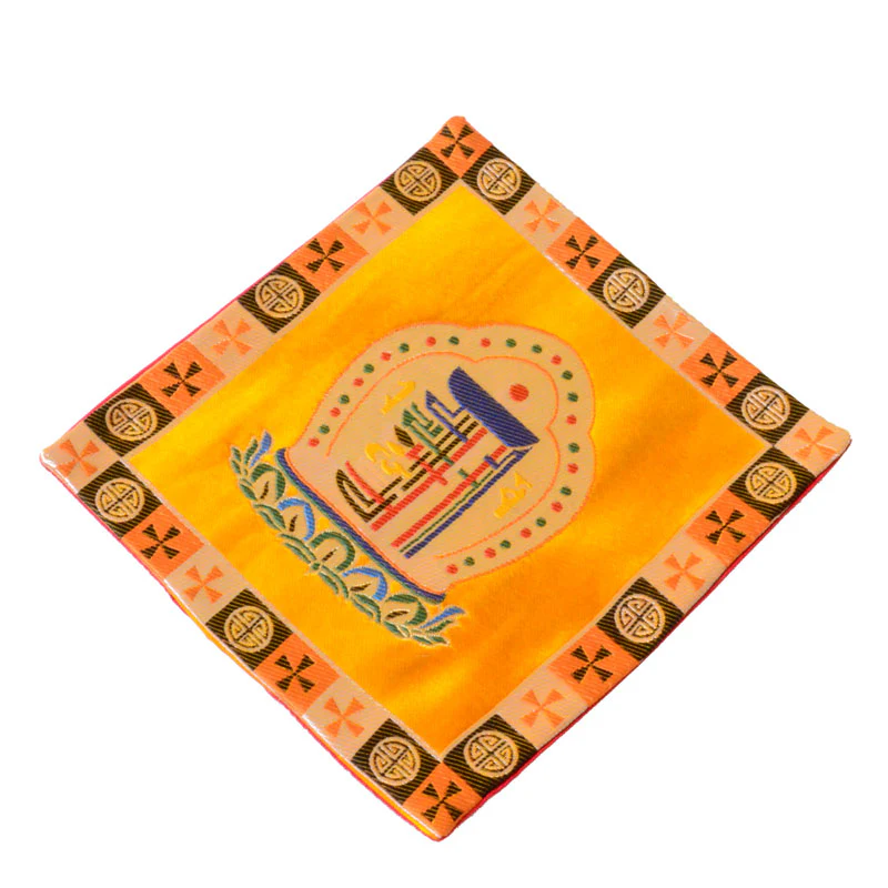Tappetino da preghiera per altare Man-Bcu Kalachakra Meditazione curativa Tappetino Jacquard - Image 12