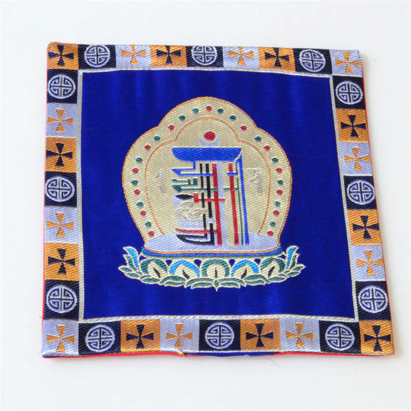 Tappetino da preghiera per altare Man-Bcu Kalachakra Meditazione curativa Tappetino Jacquard - Image 14