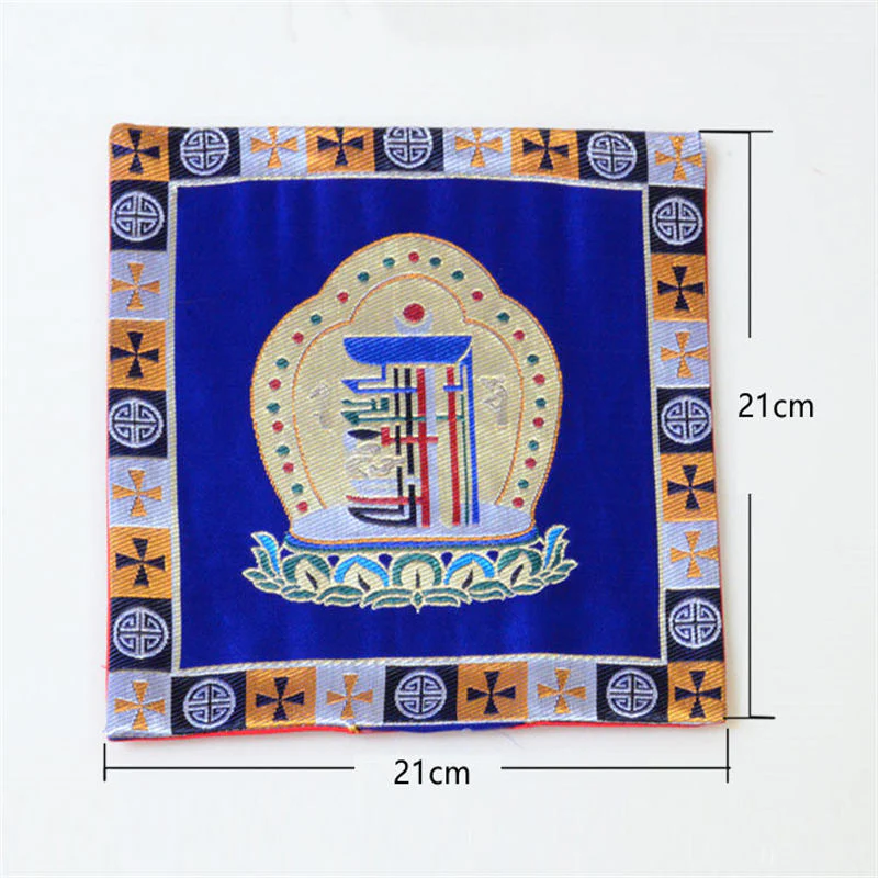 Tappetino da preghiera per altare Man-Bcu Kalachakra Meditazione curativa Tappetino Jacquard - Image 17