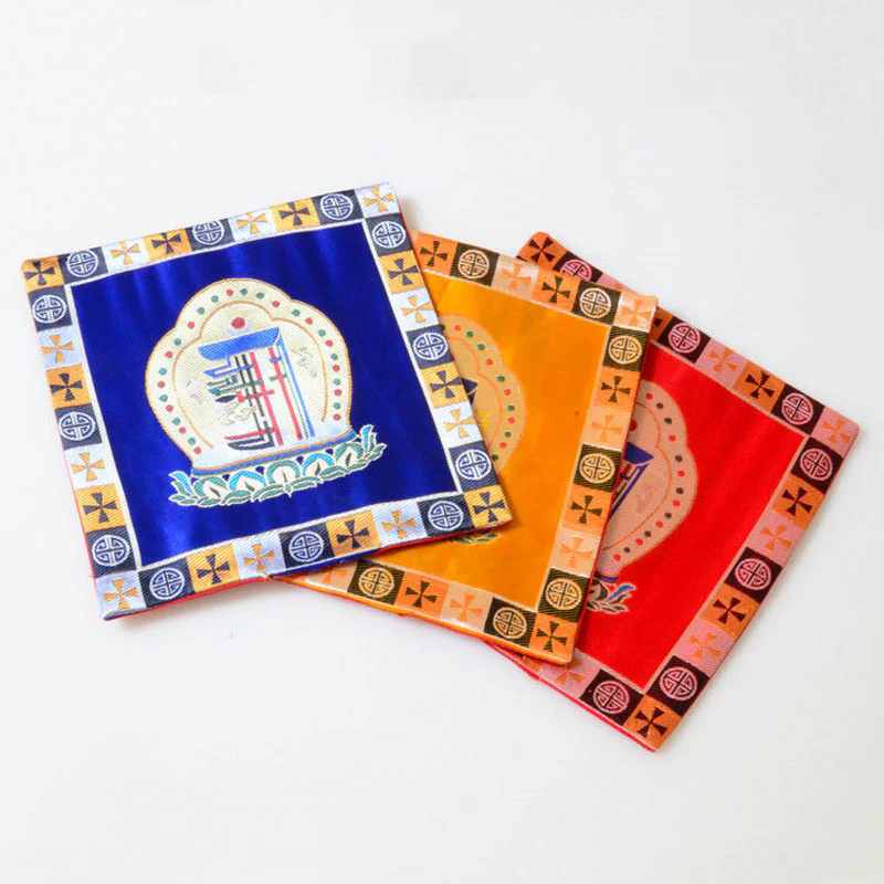 Tappetino da preghiera per altare Man-Bcu Kalachakra Meditazione curativa Tappetino Jacquard - Image 18
