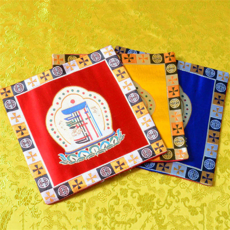 Tappetino da preghiera per altare Man-Bcu Kalachakra Meditazione curativa Tappetino Jacquard - Image 4