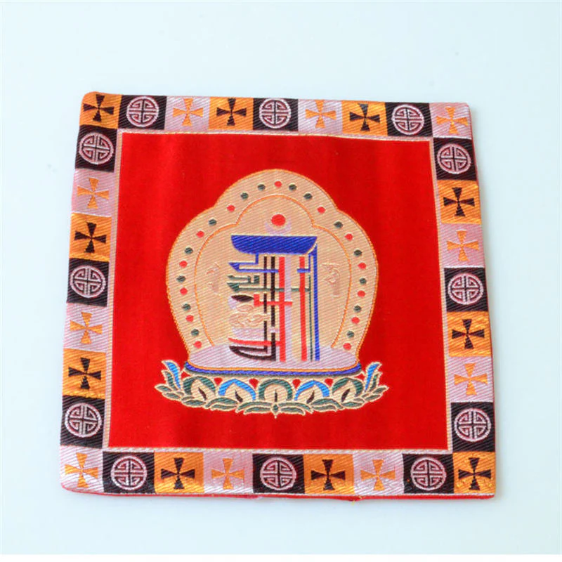 Tappetino da preghiera per altare Man-Bcu Kalachakra Meditazione curativa Tappetino Jacquard - Image 5