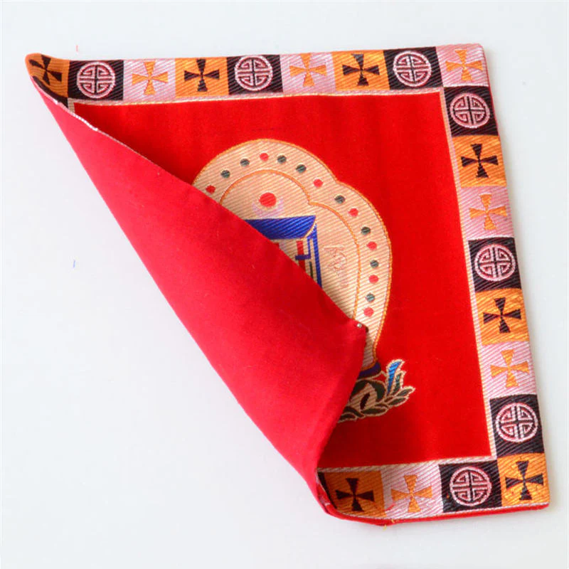 Tappetino da preghiera per altare Man-Bcu Kalachakra Meditazione curativa Tappetino Jacquard - Image 6