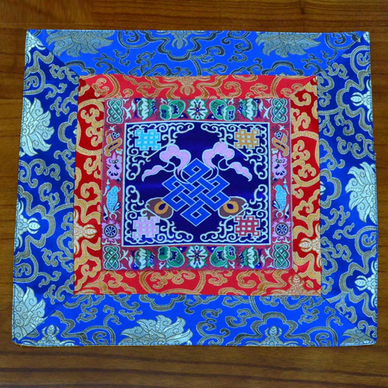 Tappetino per preghiera, meditazione, forza, nodo infinito, Vajra Man-Bcu, Kalachakra, simboli di buon auspicio - Image 13