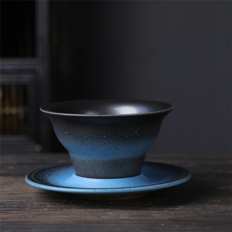 Tazza da caffè in ceramica con design del pianeta Buddha Stones , tazza da caffè in ceramica grezza con piattino - Image 17