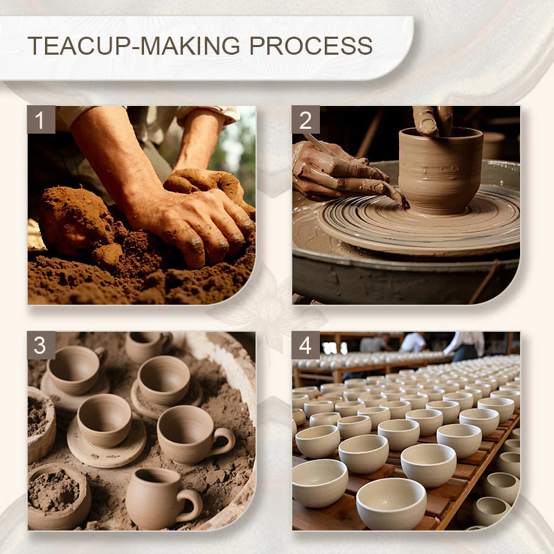 Tazza da tè in ceramica Buddha Stones 12 segni dello zodiaco cinese, realizzata a mano in Cina, motivo: Jianzhan, pesce koi, loto, drago, fenice, tazza da tè Kung Fu, 70 ml - Image 8