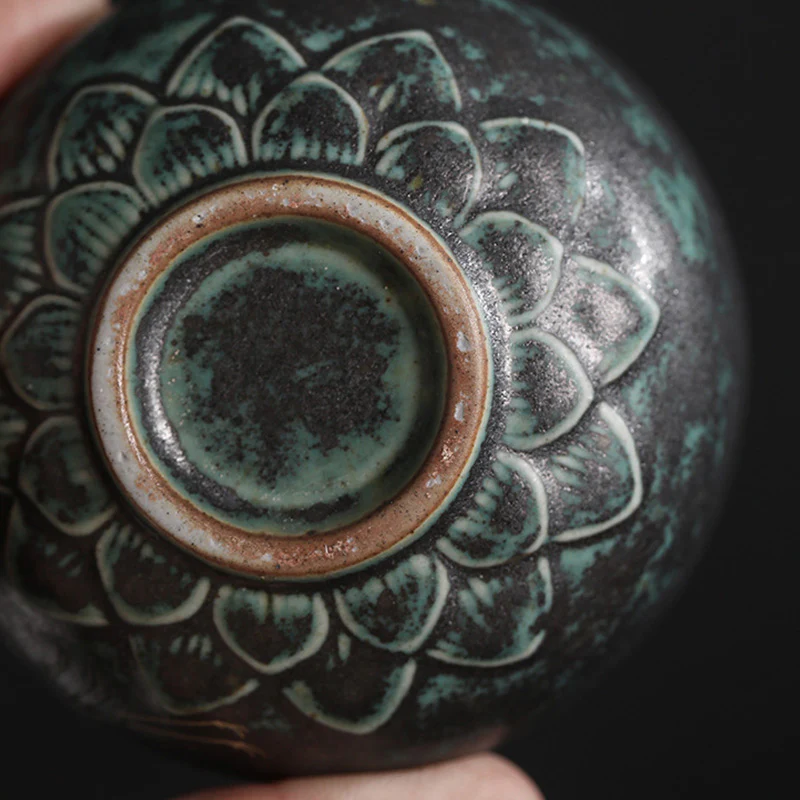 Tazza da tè in ceramica con gru di buon auspicio , Buddha Stones, tazza da tè Kung Fu - Image 7