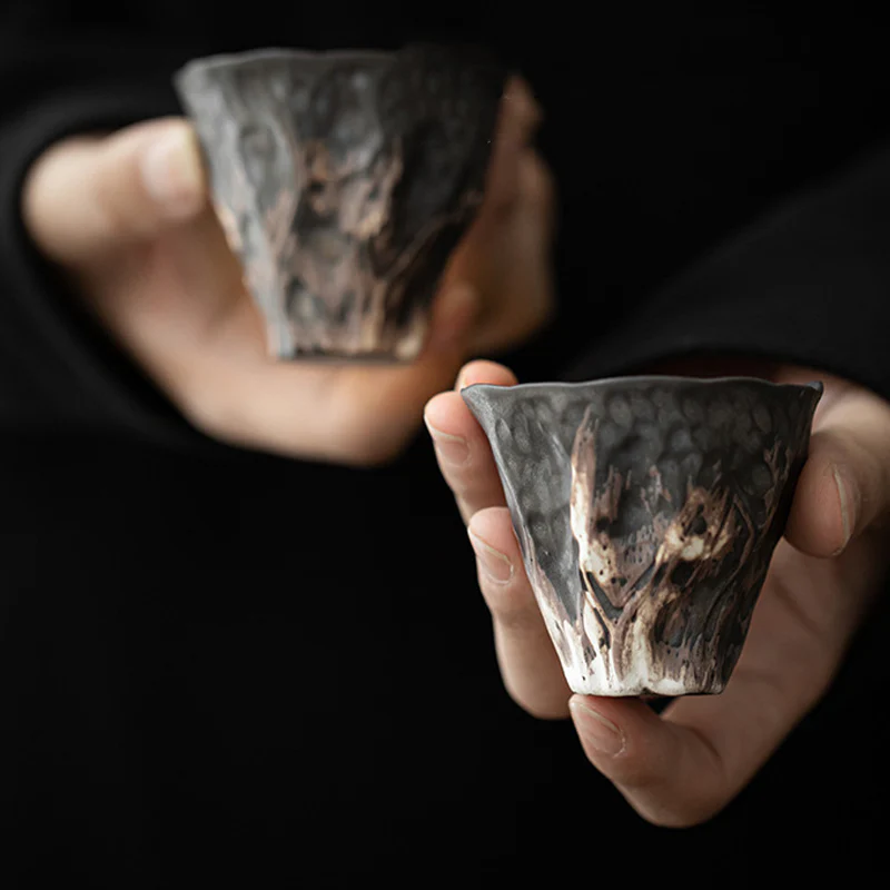 Tazza da tè in ceramica Zen a forma di fiore di loto Buddha Stones Kung Fu Tea Cup 50ml - Image 4