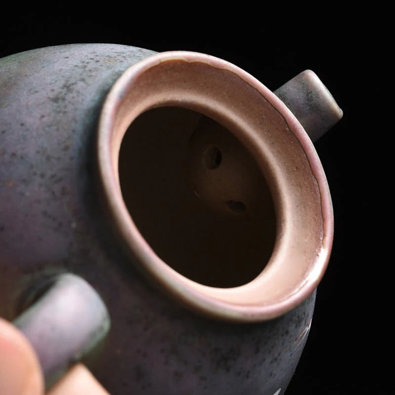 Teiera in ceramica Kung Fu cinese Gongfu, Buddha Stones , gru bianca, nuvola - Image 7