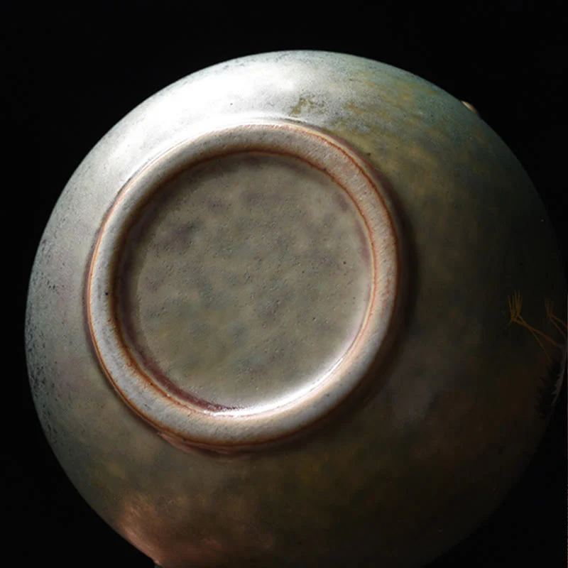 Teiera in ceramica Kung Fu cinese Gongfu, Buddha Stones , gru bianca, nuvola - Image 9