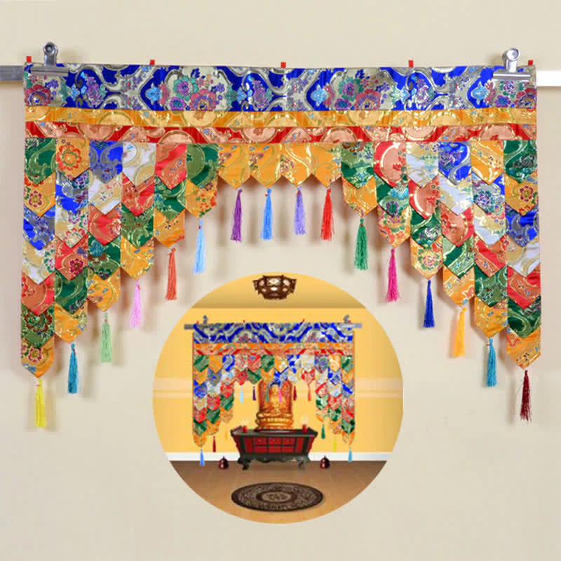Tenda tibetana a cinque colori, tenda da preghiera, tenda da meditazione, tenda di guarigione - Image 2